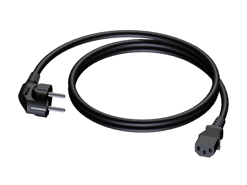 ProCab powerkabel 3x1,5 mm², hun Euro>Schuko han, 3 m