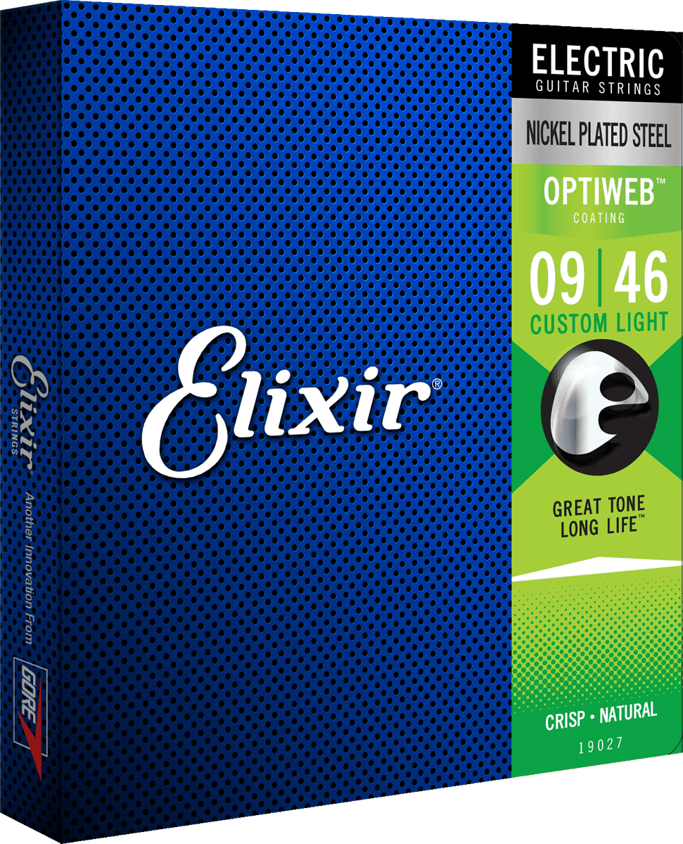Elixir Optiweb Guitar Strings (Custom Light 09-46)