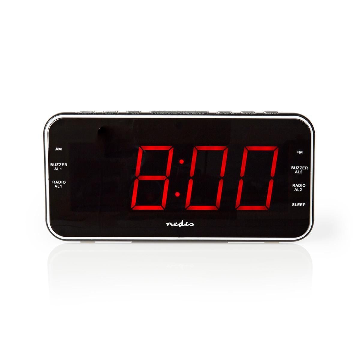 Clock radio with alarm clock