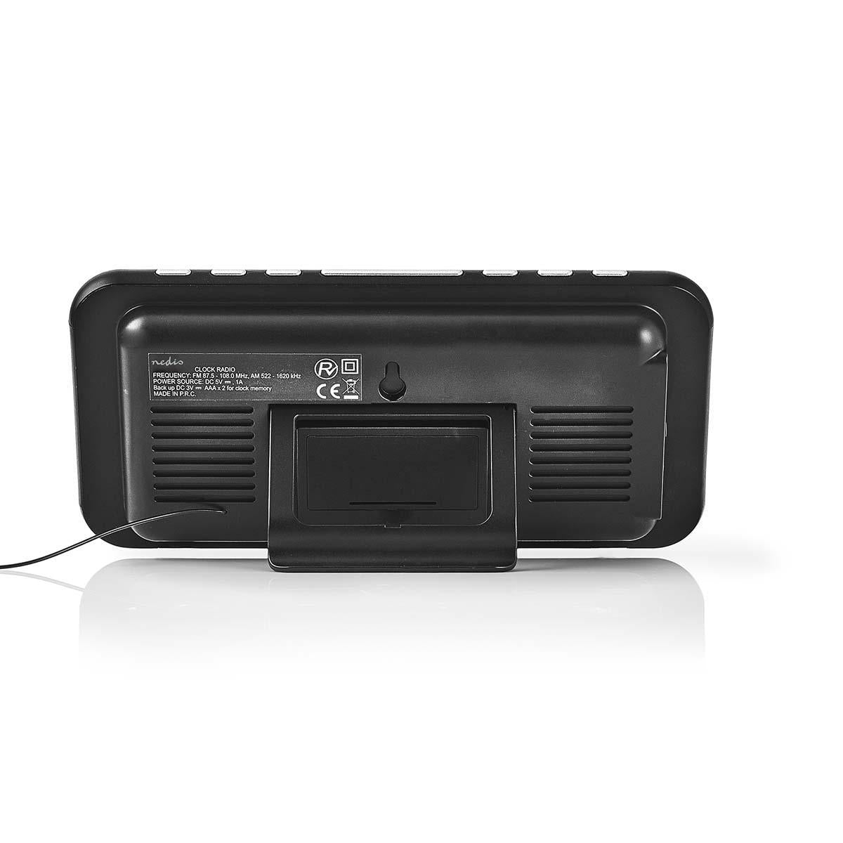 Clock radio with alarm clock