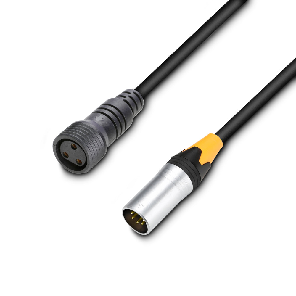 Cameo DMX 5 AD IN IP65 - DMX adapter IN for LED IP-Par, 5-pin, 1.0 m