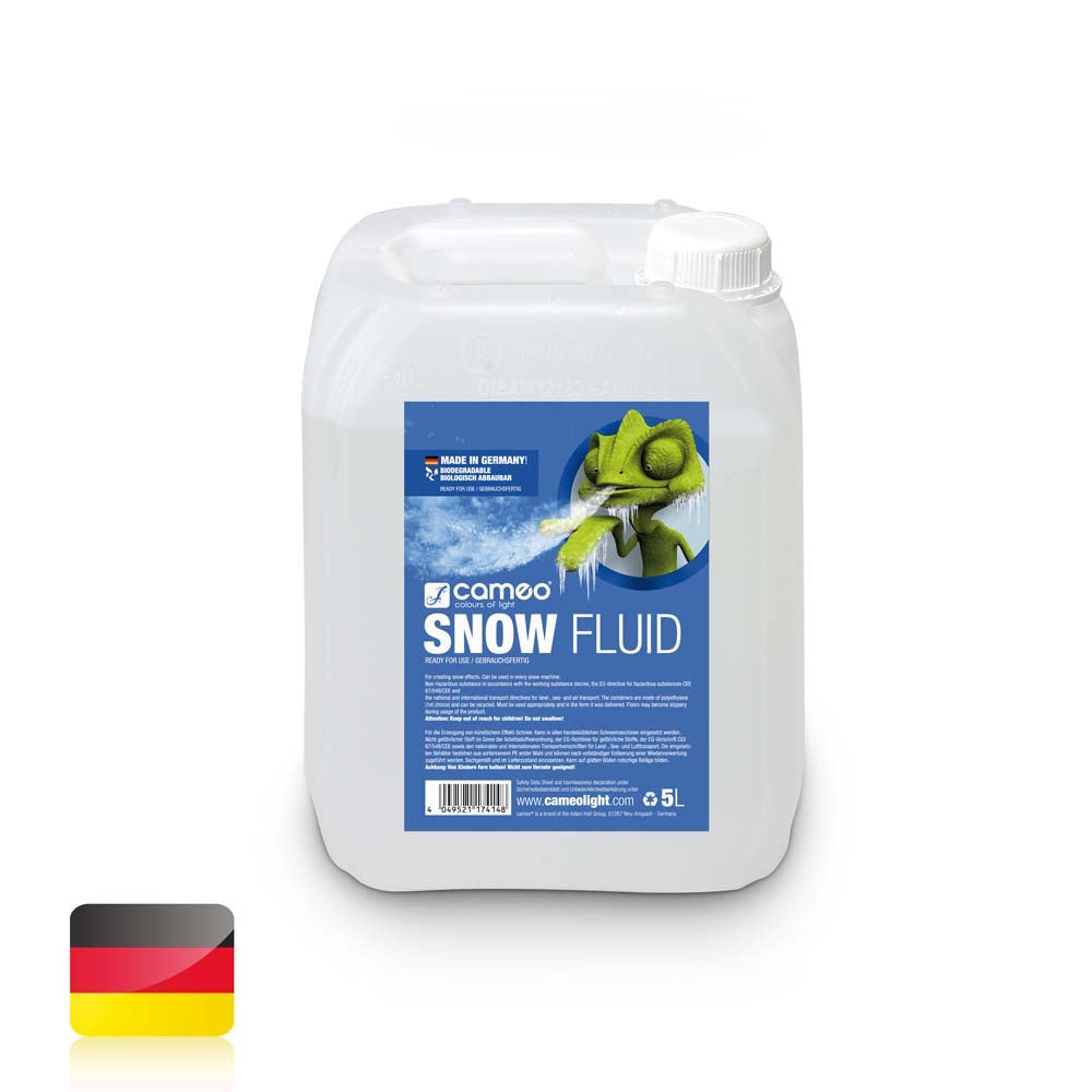 Cameo SNOW FLUID 5 L - special fluid for snow machines for producing foam 5 L
