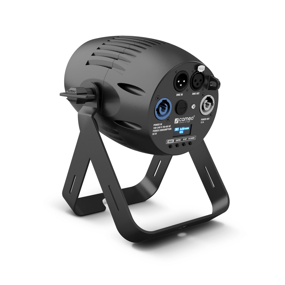 Cameo Q-SPOT 40 TW - Compact spot with 40 W adjustable white LED, finished in black