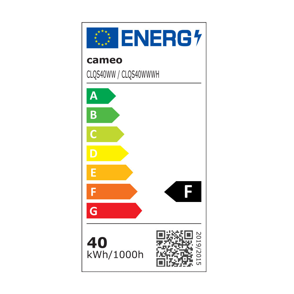 Cameo Q-SPOT 40 WW - Compact spot with 40 W WW LED in black finish