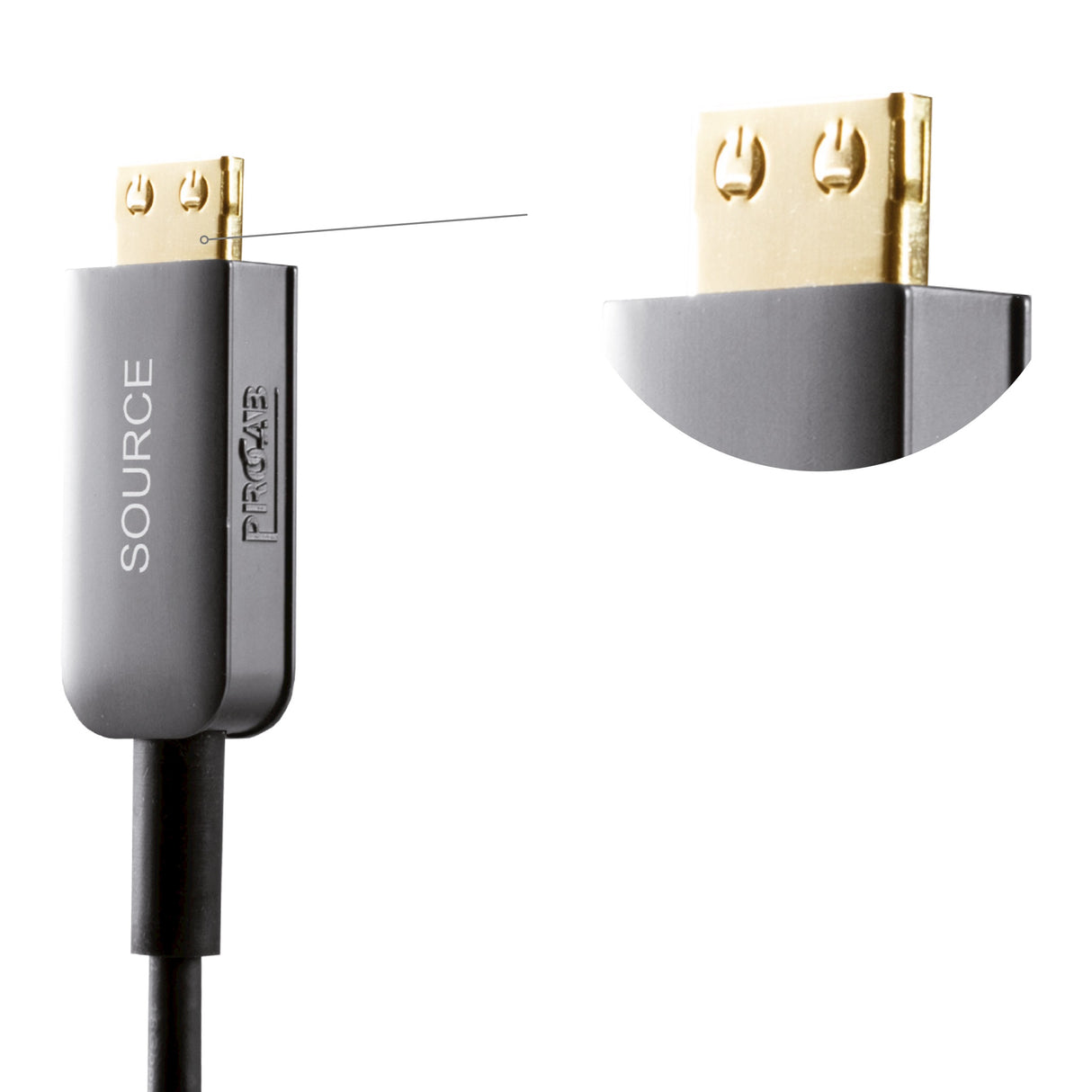 ProCab Aktiv 4K installations optisk HDMI 2.0 kabel, 20 m