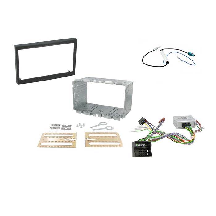 2-DIN kit for Peugeot 207 & 307 w/ rear sensor