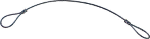 Caymon sikkerhedswire stål 4 mm 150 cm