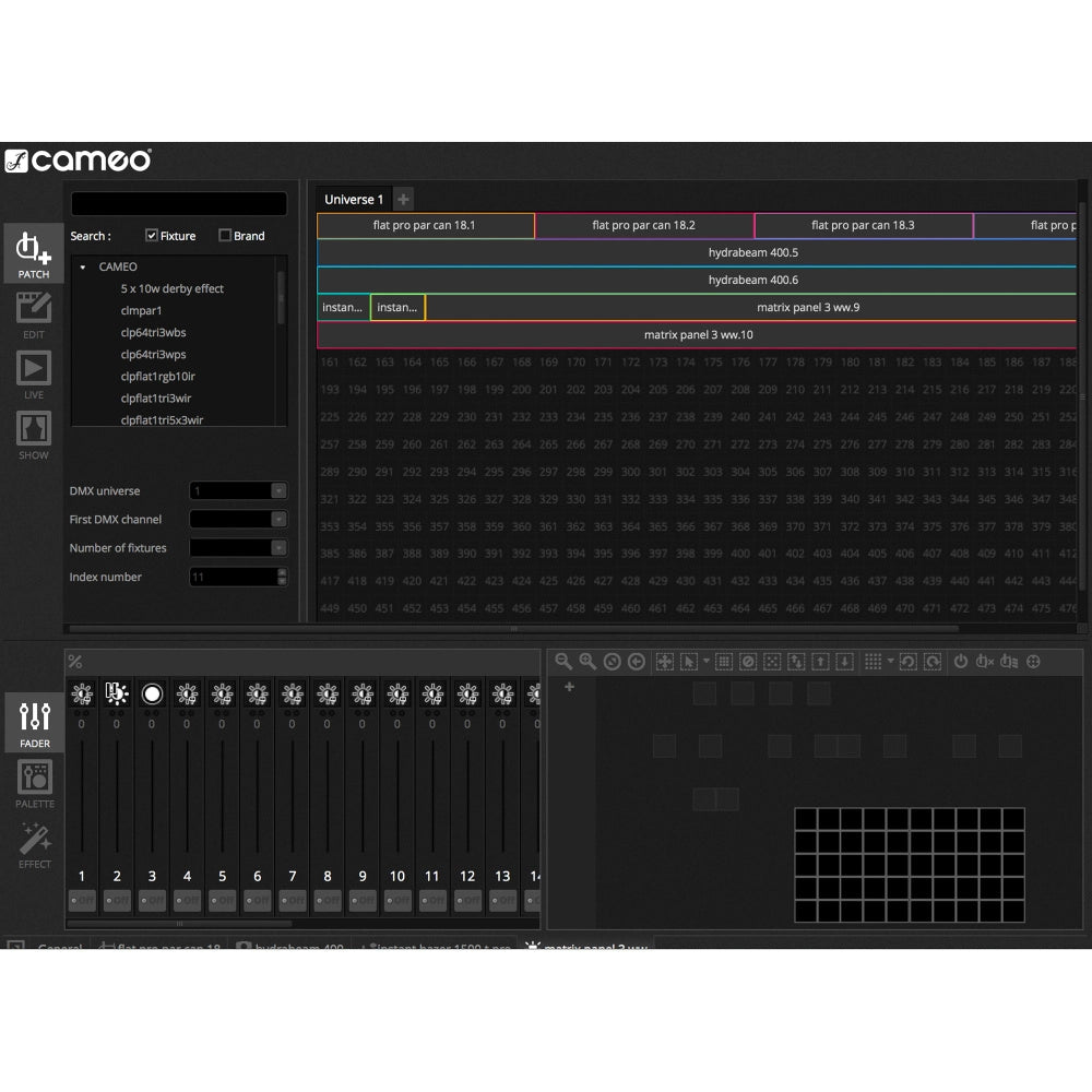 Cameo DVC CUE USB-DMX Interface and Software