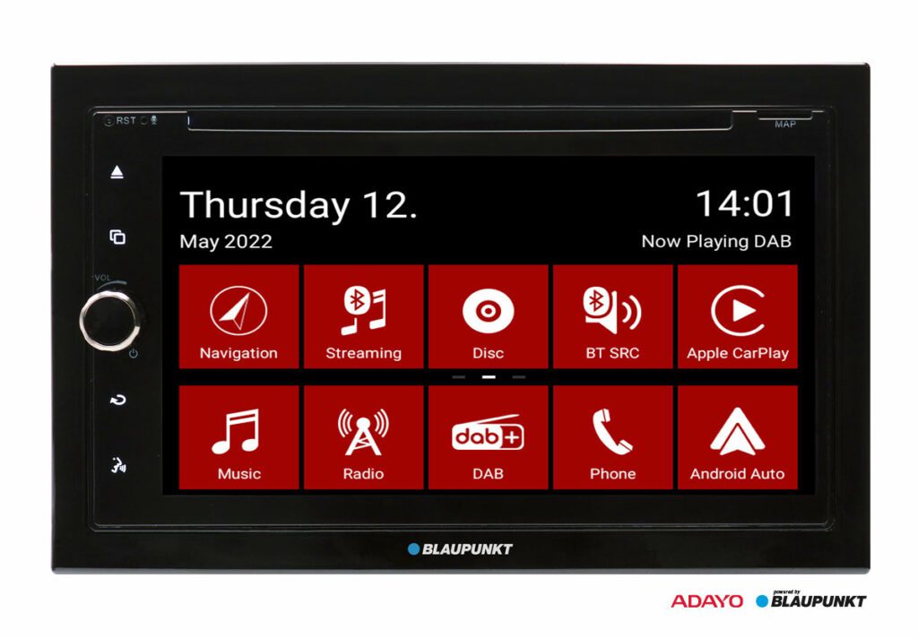Blaupunkt Copenhagen 700 m. CarPlay, Android, DAB+ and Bluetooth