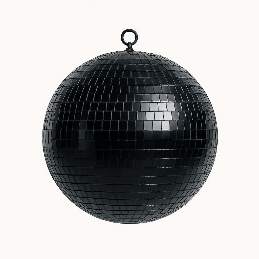 Marconi Mirror Ball Black (30 cm)
