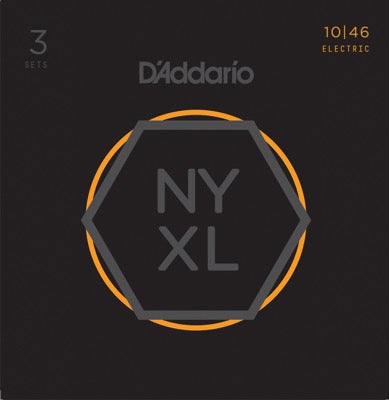 Daddario NYXL Guitar Strings (10-46) 3-Pak