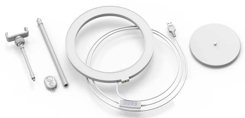 Digipower My Story 10" Desktop Ringlight with Remote Control + Free Gift