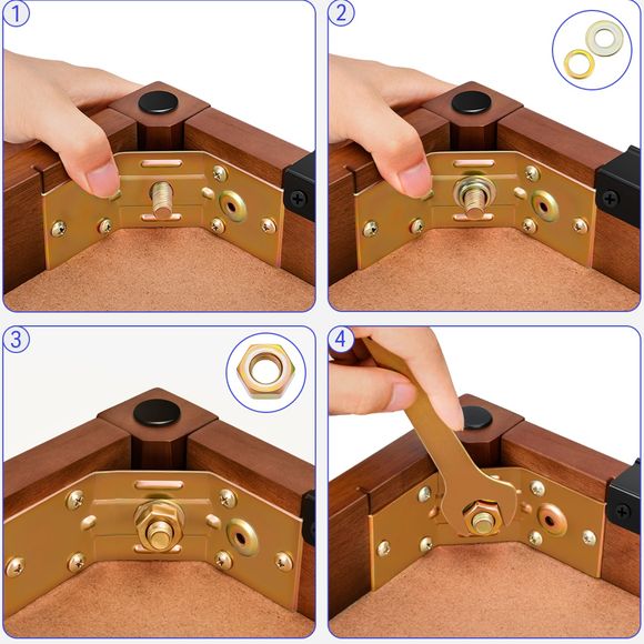 Donner Bench klaverbænk brun
