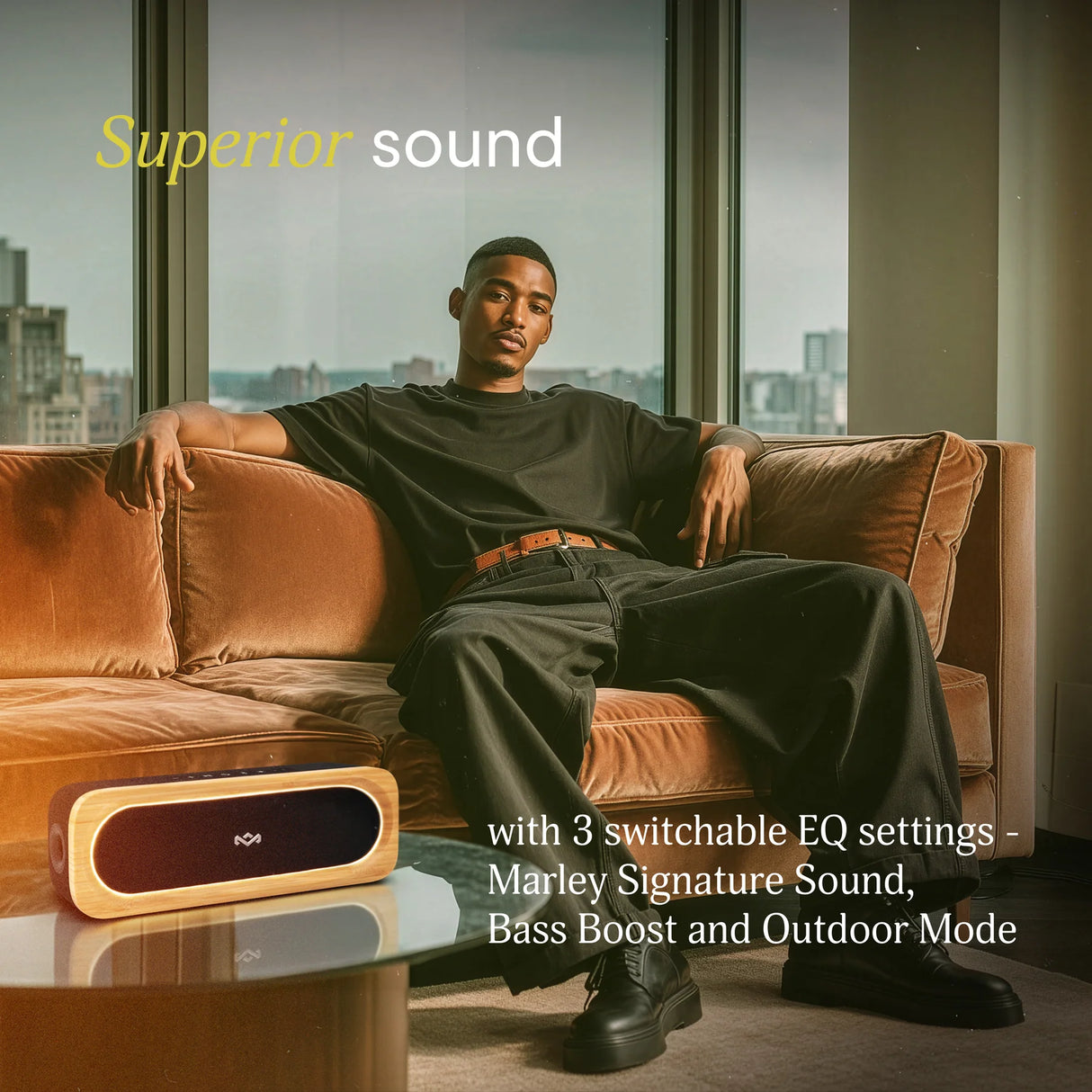 MARLEY Get Together 3 Bluetooth Speaker (Black) NEW!