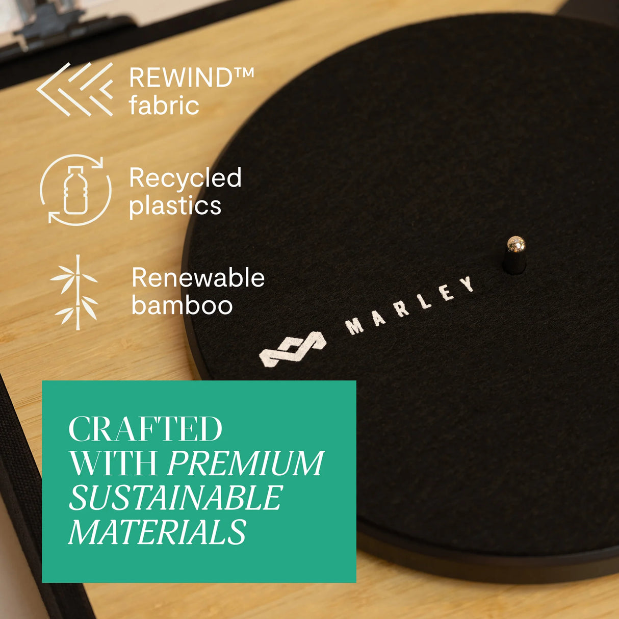 House of Marley Revolution Bluetooth Turntable & Speaker Bundle