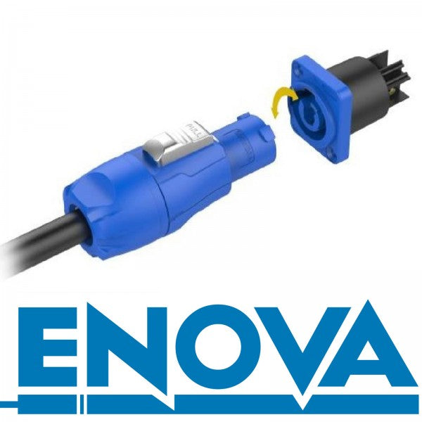 Enova Power input kabel stik, Blå