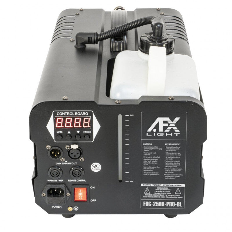 AFX FOG 2500 Fog machine (2500W, Black)