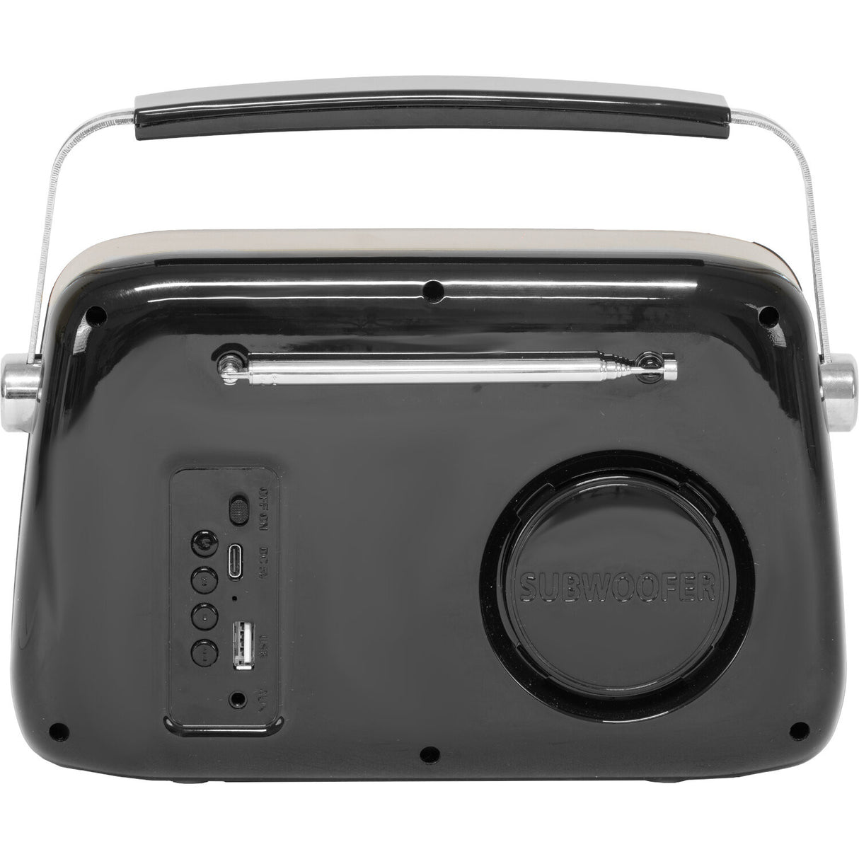 Madison Retro Radio with Bluetooth, FM and DAB (Black)