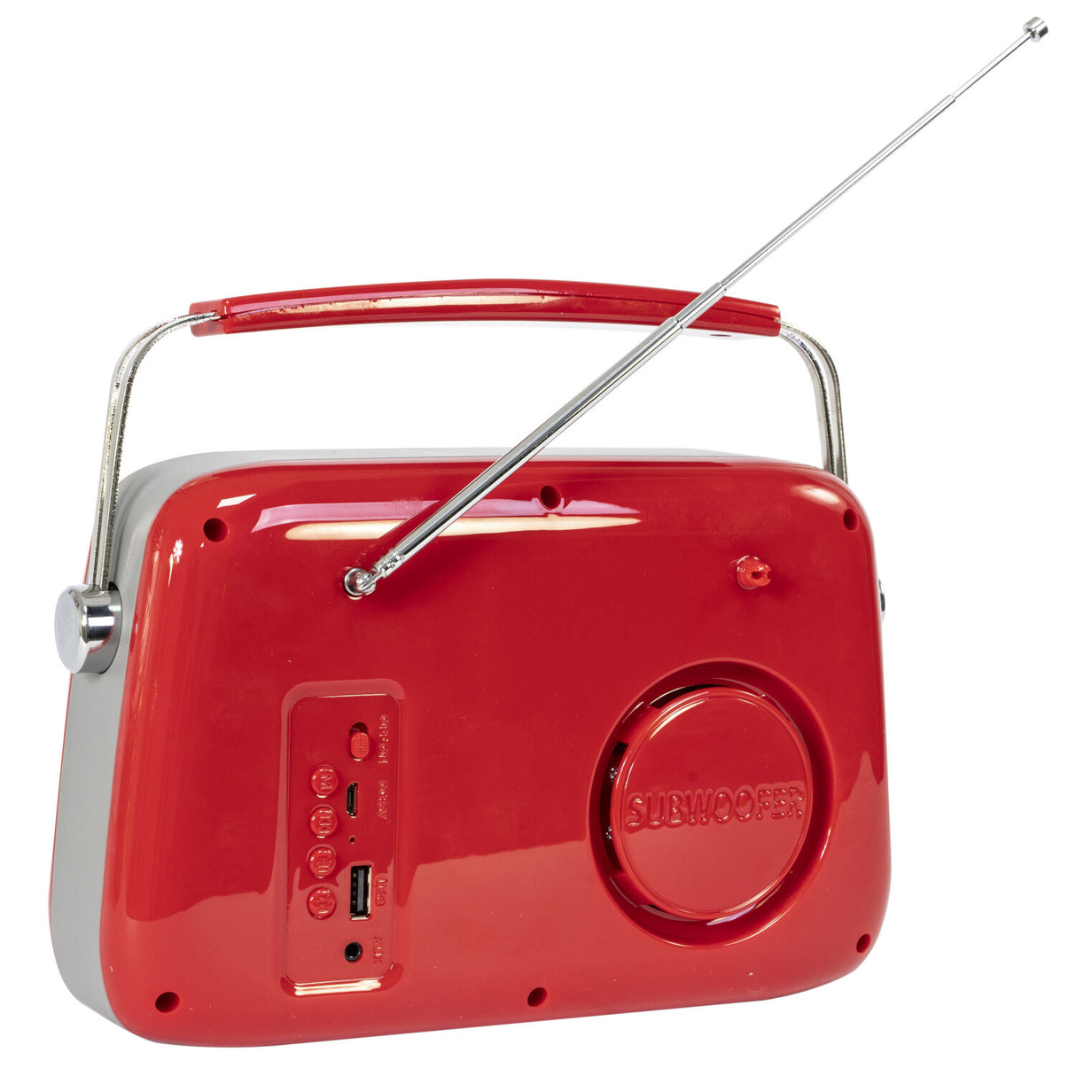 Madison Retro Radio with Bluetooth and FM (Red)