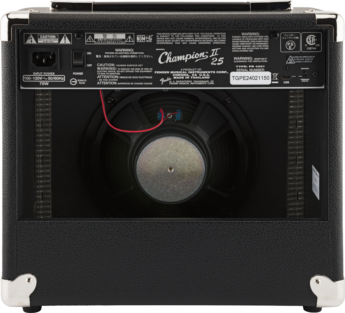 Fender Champion II 25 Guitar Amplifier