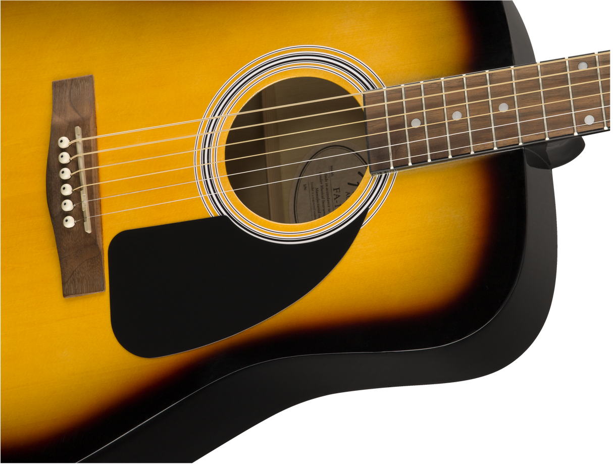 Fender FA-115 Dreadnought Western Guitar Package (Sunburst)