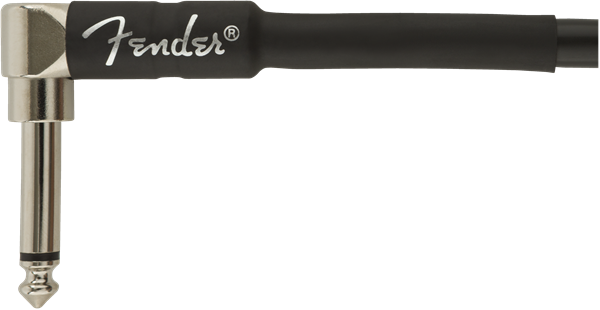 Fender Professional Instrument Cable, 3m, Angled Connector (Black)