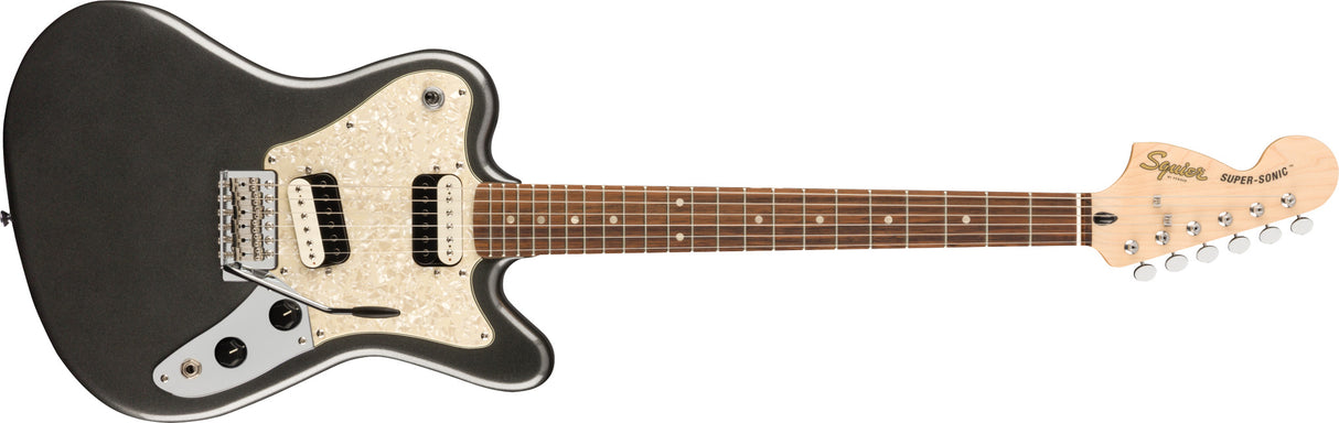 Fender Squier Paranormal Super-Sonic Electric Guitar (Graphite Metallic )
