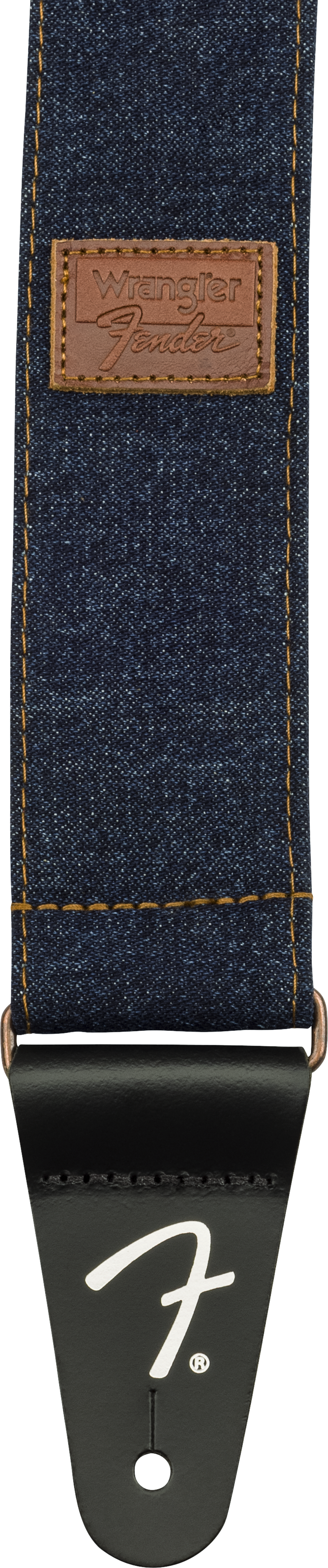 Fender x Wrangler Denim Guitar Strap (Dark Indigo, 2")