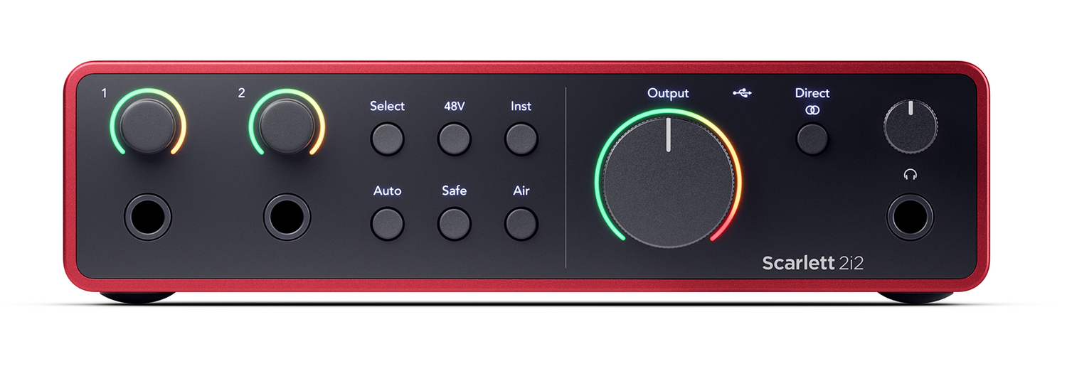 Focusrite Scarlett 2i2 4th Gen Sound Card