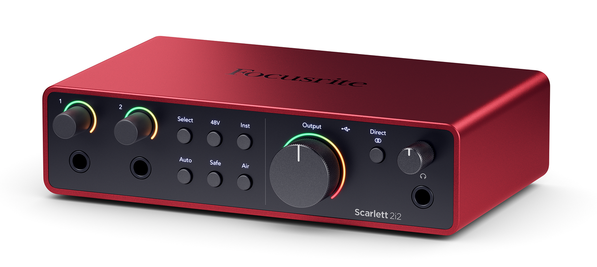 Focusrite Scarlett 2i2 Studio 4th Gen Sound Card Bundle
