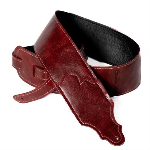 Franklin Jackson Hole Aged leather guitar strap - Oxblood