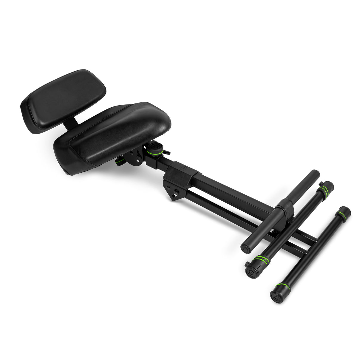 Gravity FM SEAT1 BR - Height-adjustable stool with footrest and backrest