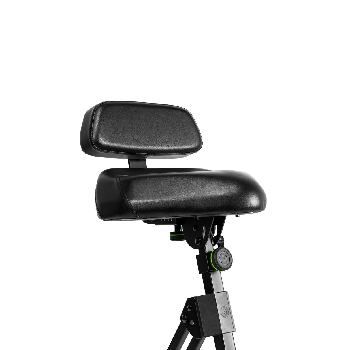 Gravity FM SEAT1 BR - Height-adjustable stool with footrest and backrest