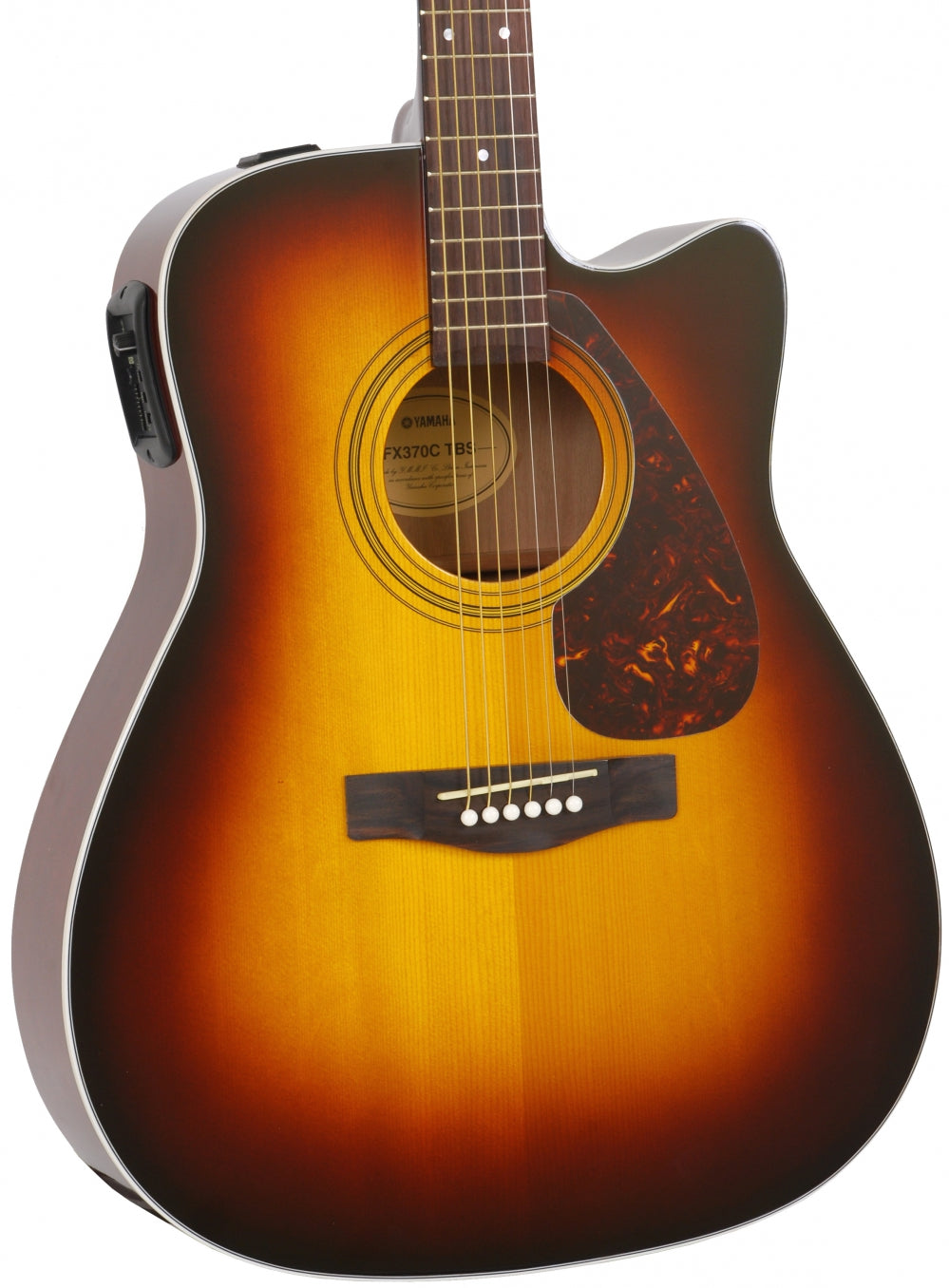 Yamaha FX370C Western Guitar - Tobacco Brown Sunburst