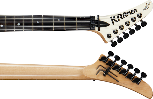Kramer Guitars NightSwan Electric Guitar (Vintage White Aztec Graphic )