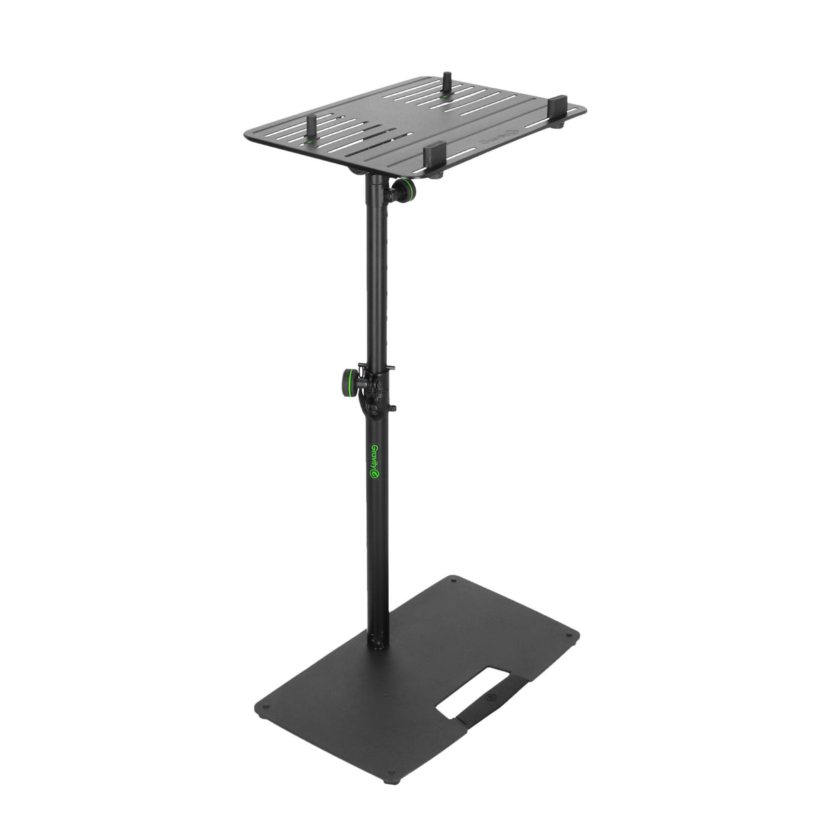 Gravity LTS T 02 B - Universelt laptopstativ med justerbare holdepinde og stålbase, sort