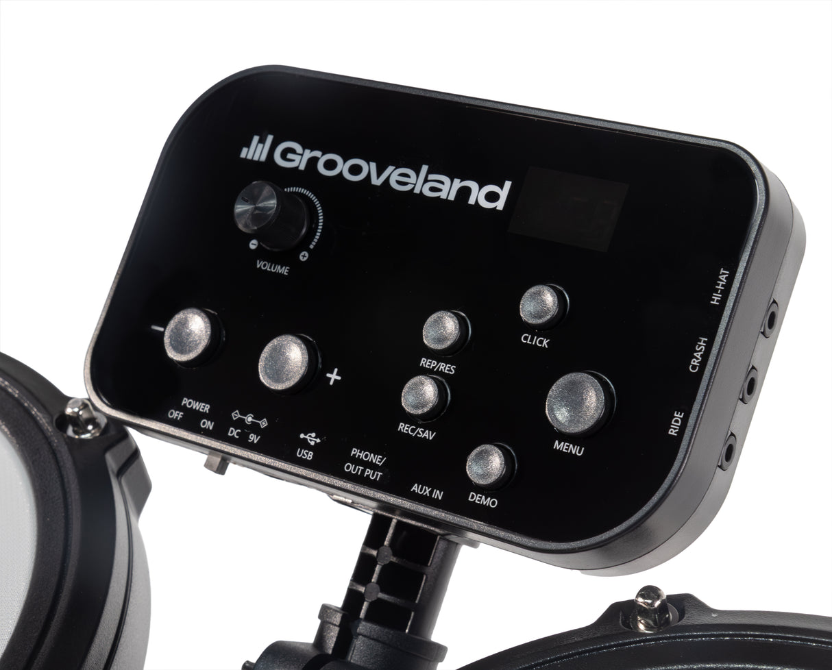Grooveland ED100 Electric Drum Kit Complete Package