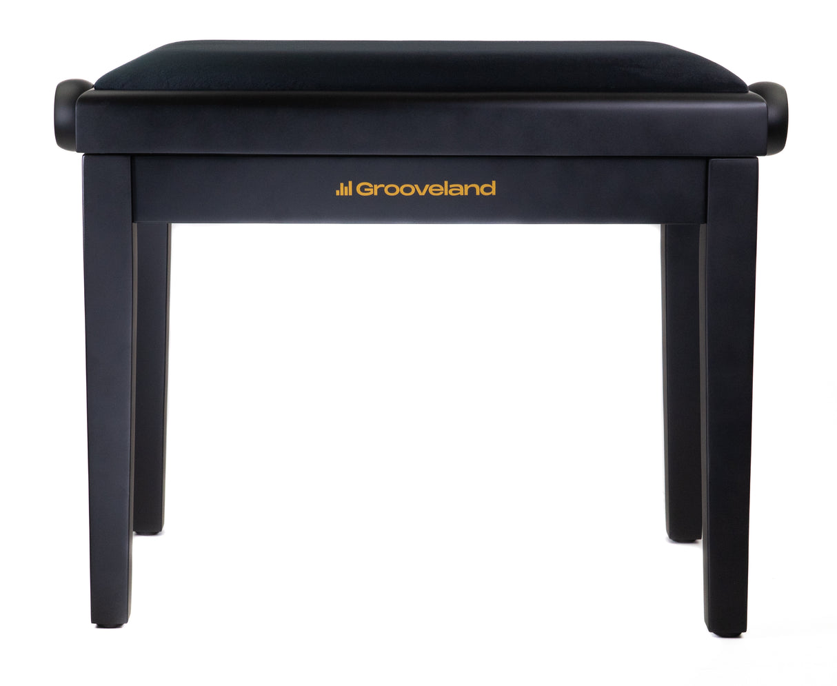 Grooveland KB200 Piano Bench (Matte Black)