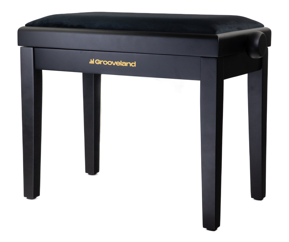 Grooveland KB200 Piano Bench (Matte Black)