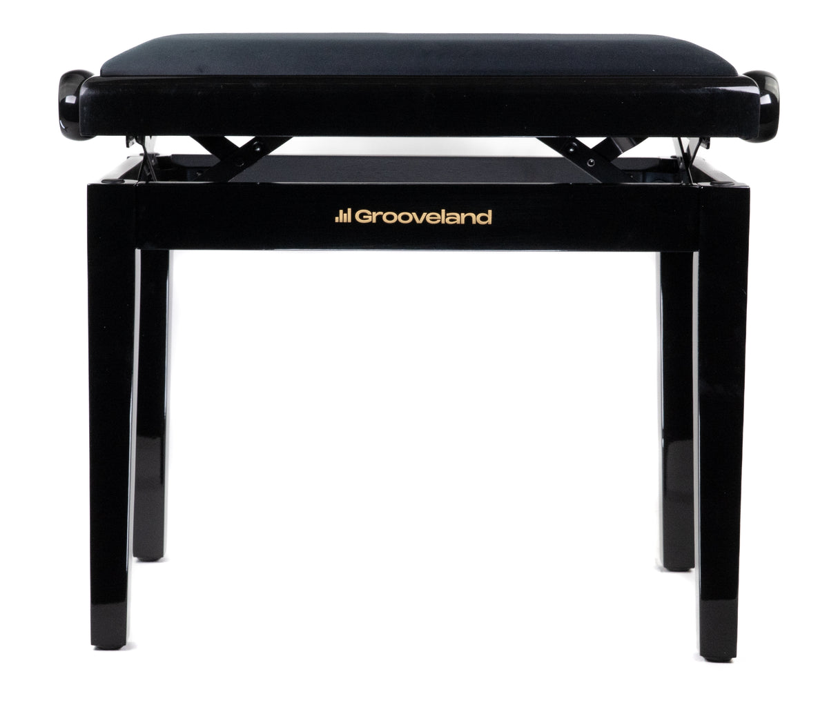 Grooveland KB200 Piano Bench (Black High Gloss)