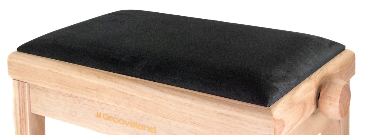 Grooveland KB250 Piano Bench (Wood/Black)