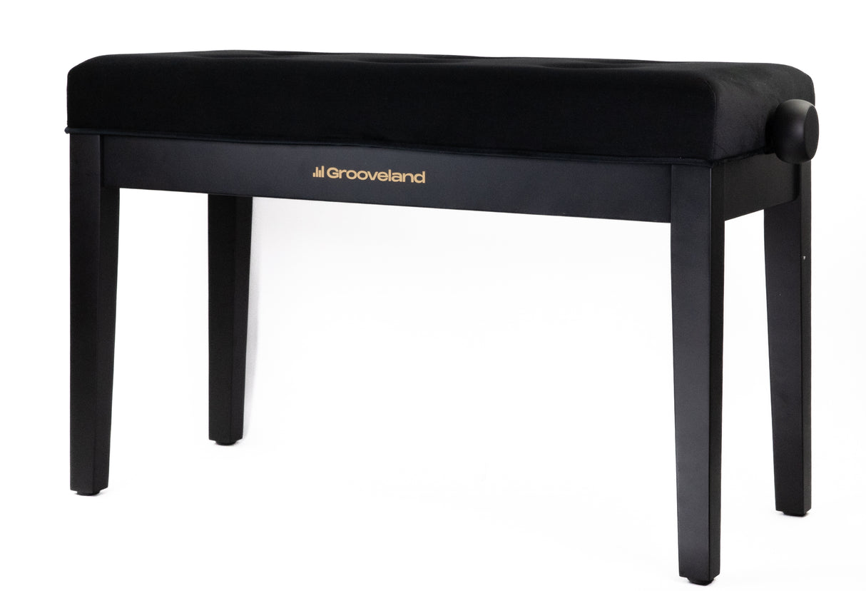 Grooveland KB320 Double piano bench (Matte black)