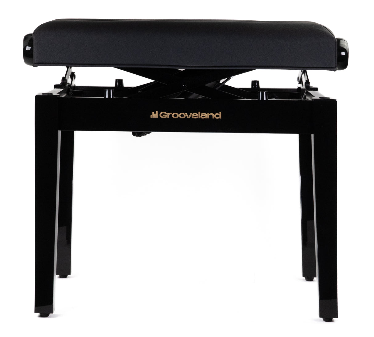 Grooveland KB400 Hydraulic Piano Bench (Black High Gloss)