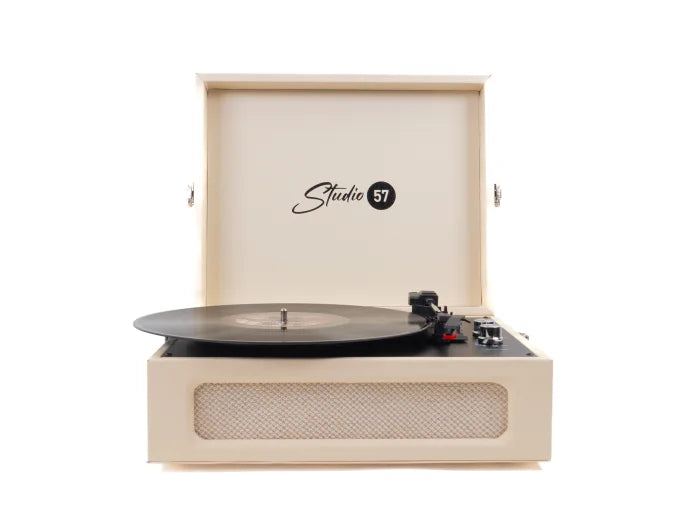 Studio 57 Groovy Turntable (White)