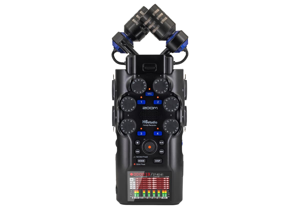 Zoom H6 studio Digital recorder