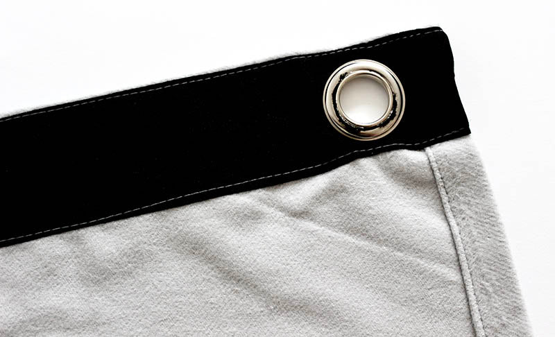 Molton Backdrop with Eyelets (Light Grey)