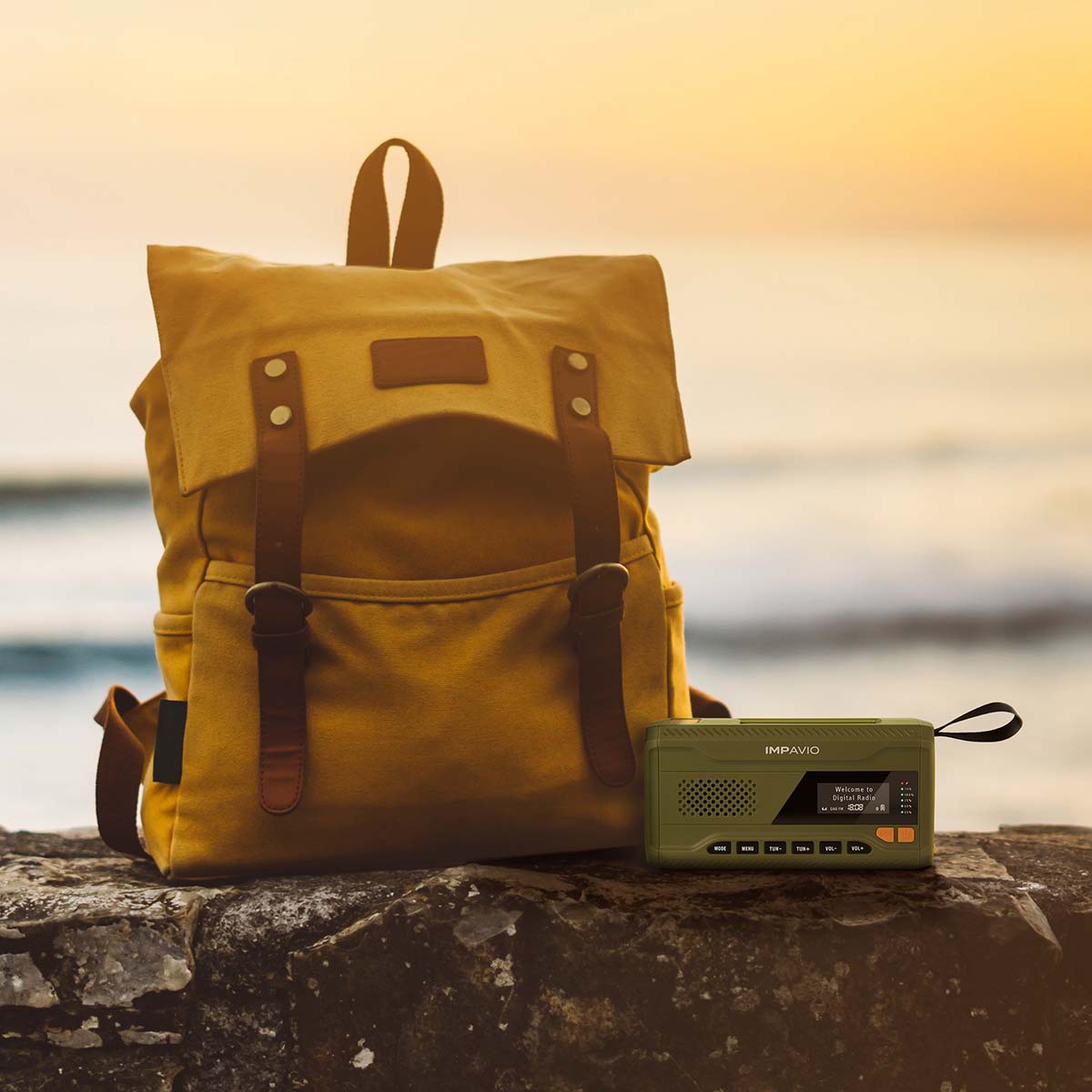 DAB1 Robust udendørs radio med DAB+/FM