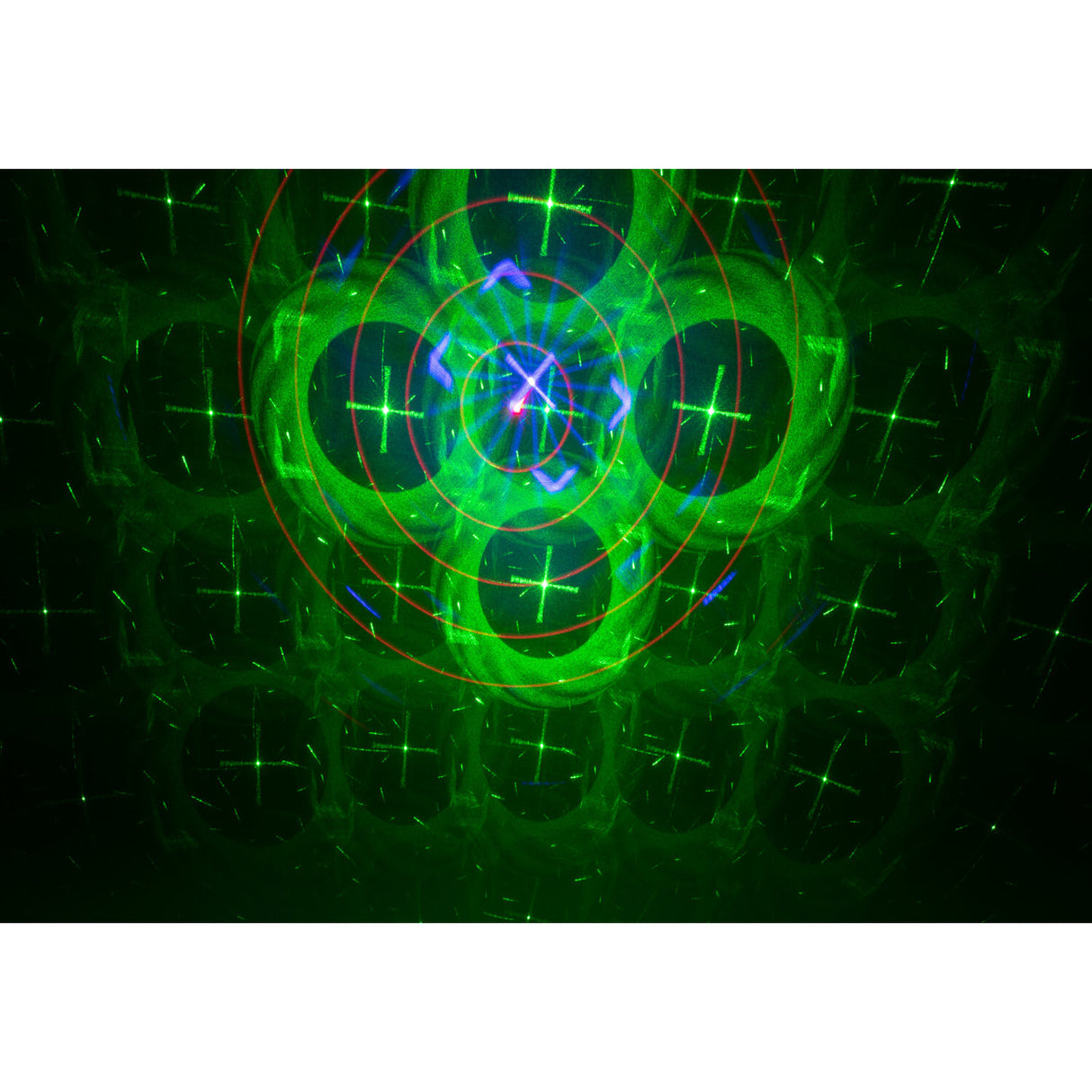 Ibiza Battery Powered Light Effect w. Laser