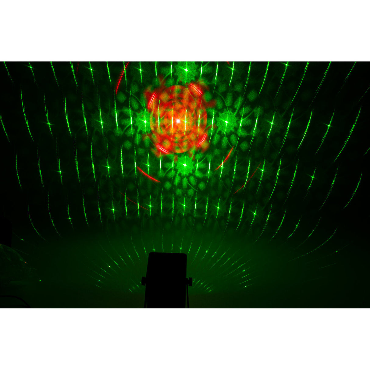 Ibiza Battery Powered Light Effect w. Laser