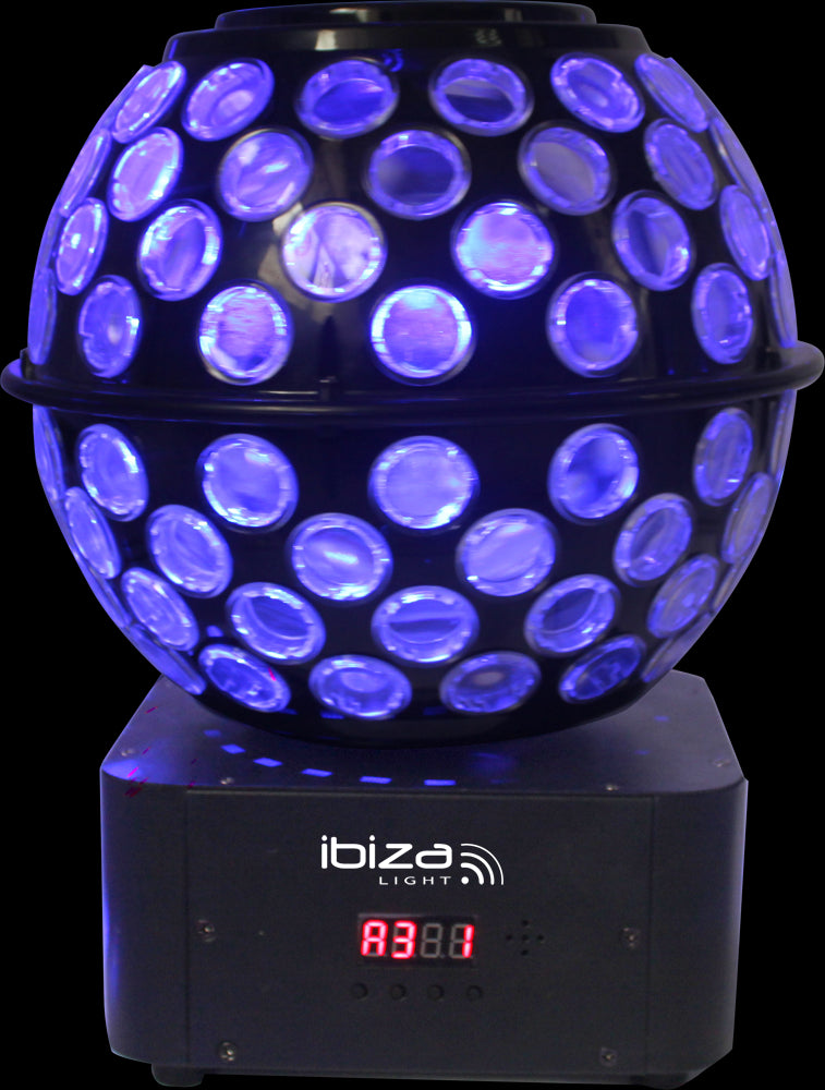 Ibiza LED Disco Ball RGBW